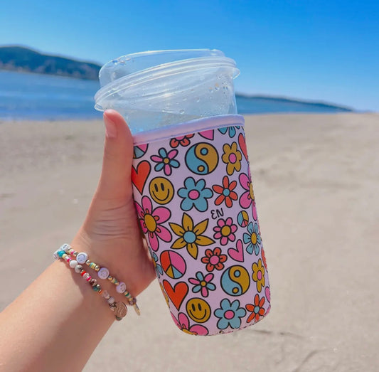 Cutie Cup Cover - Funky Florals